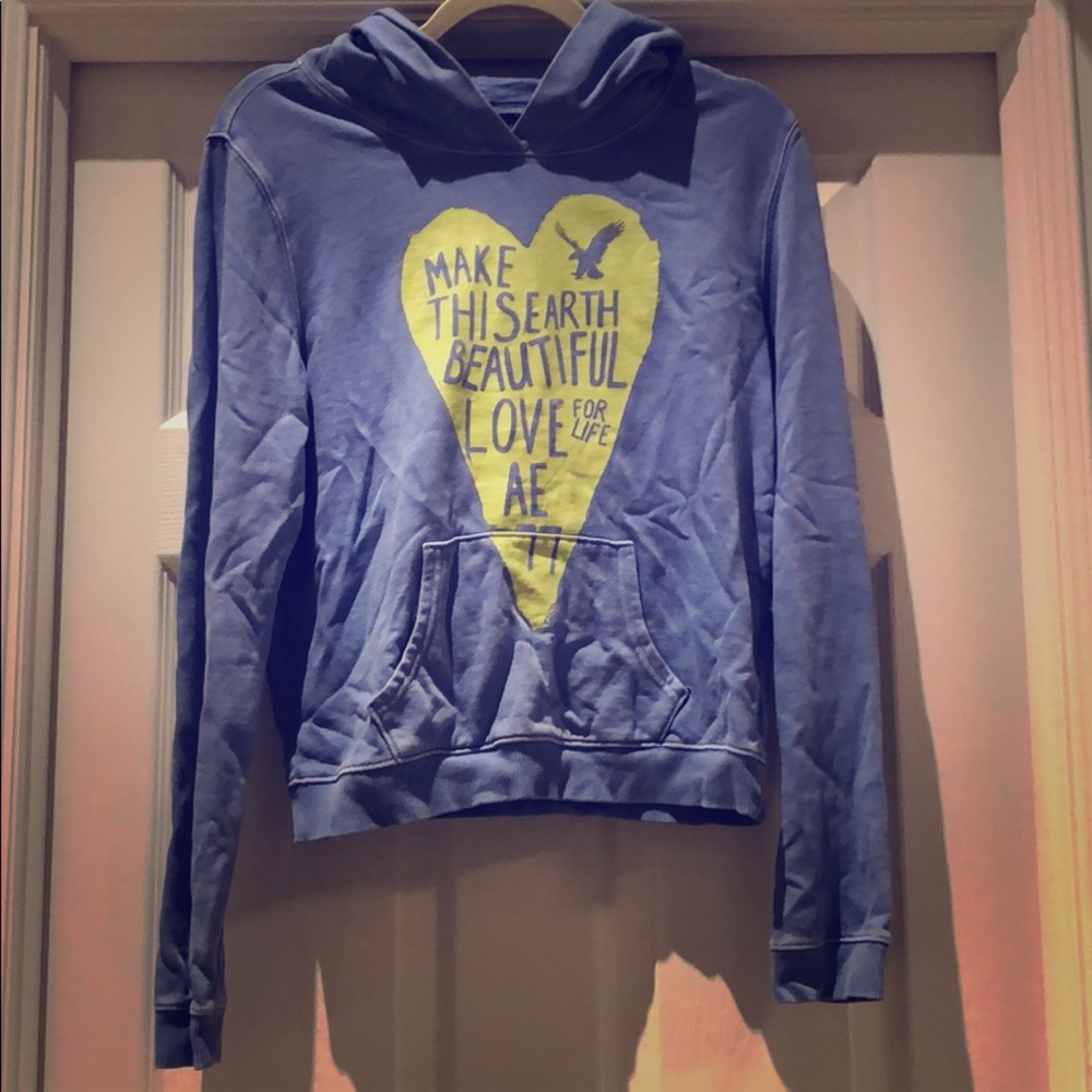 American Eagle Outfitters purple hoodie pullover